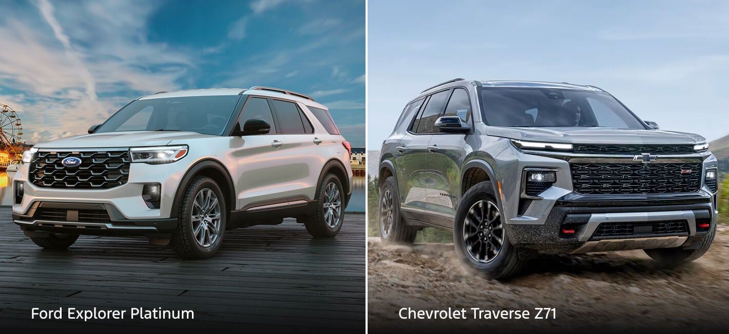 Ford Explorer vs. Chevy Traverse Safety